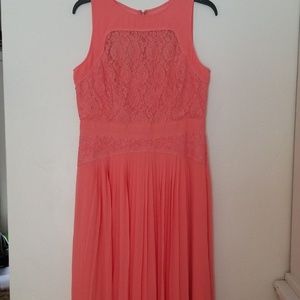 Chiffon and Lace Maxi dress